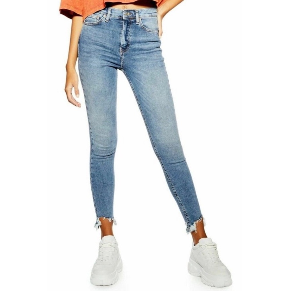 Topshop Jamie High Rise Skinny Jeans 28